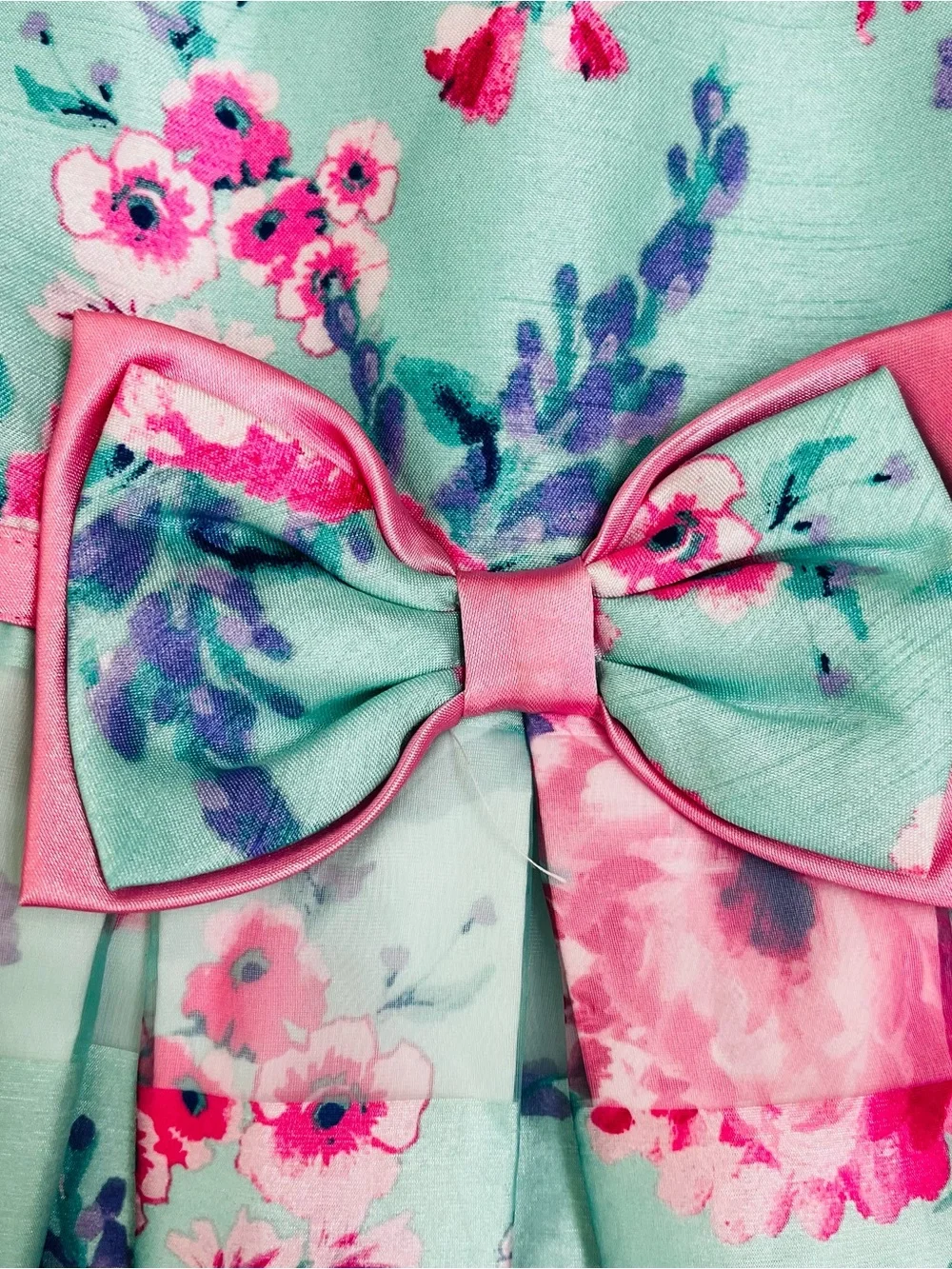 NWOT! Jona Michelle Floral Bow Detail Dress Sz 5